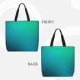 thumbnail image 2 of Easygdp Green Turquoise Teal Bolsa Tote para Mujer, Bolso de Hombro para Trabajo, Playa, Viajes, Compras y Supermercado, 2 of 7