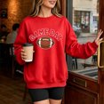 thumbnail image 4 of Football Sweatshirts for Women Game Day Print Sweatshirt Team Fan Clothes, 4 of 7
