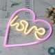 thumbnail image 3 of Letrero De Neón En Forma De Corazón Con Carga Usb O Lámpara Led De Neón Alimentada Por Batería, Iluminación Decorativa Única Para Reunión De Fiesta En El Club Del Hogar Sweethay HA017139-00, 3 of 7