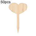 thumbnail image 7 of Joernso 50Pcs Bamboo Heart Oval Vegetables Plant Labels Tags Garden Nursery Pots Markers, 7 of 7