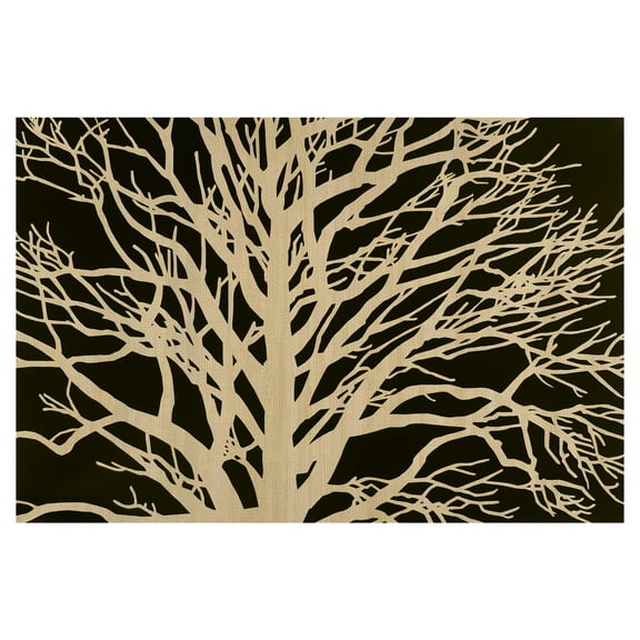 Masterpiece Art Gallery Tree In Sepia By Mary Calkins Canvas Art Print 24" x 36"