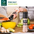 thumbnail image 6 of Soeos Salt Grinder Set, Himalayan Pink Salt, Coarse Grain, Salt for Grinder Refill, 13.4 Oz (380g), Refillable Plastic Bottle, Rock Salt, Kosher Salt Set (Pack of 1), 6 of 7