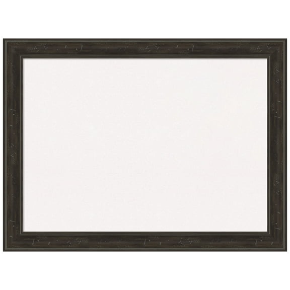 Amanti Art White Cork Board Framed Shipwreck Greywash Narrow Bulletin Board 32 in. x 24 in.