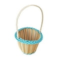 thumbnail image 3 of Cestas organizadoras para niñas de las flores, cestas de compras, cestas multiusos para frutas y flores. Azul claro, 3 of 9