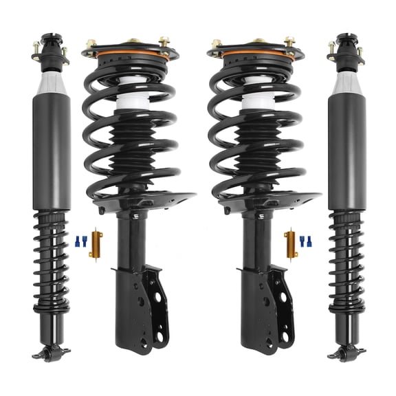 Front & Rear Complete Strut Assembly Shock Kit for 2000-2005 Buick Lesabre, 2000-2005 Cadillac Deville, 2001-2003 Oldsmobile Aurora, 2000-2005 Pontiac Bonneville