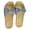 Blue, variant on Women's F𝗅a𝗍s Sandals Rattan Woven Grass House Shoes B𝗈hemian Round Toe Slippers F𝗅oral Bowknot Casual Slides Comfortable S𝗅ip On Sandles for Travel Beac𝗁 Wear