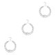 thumbnail image 1 of Qarigey para el tobillo Hoja en capas Oro Plata Pulseras de tobillo para el Día de San Valentín Plata Type1 NO1 Qarigey CBP253149, 1 of 1