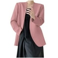 thumbnail image 2 of BEFOKA Blouses for Women Open Front Blazer Jackets Casual 2025 Solid Color Blazers Long Sleeve Tops for Women Business Casual Outfits Office Work Suit Slim Fits for S-2X, 2 of 7