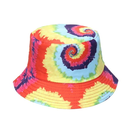 

Heiheiup Female Casual Bandhnu Print Multicolour Bucket Hats Sunshade Hat Men s Outdoor Sun Hat