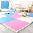 thumbnail image 4 of Szbaoan Interlocking EVA Foam Floor Tiles 30x30cm Puzzle Mat, Soundproof Shockproof Anti-Slip Play Mat for Kids Room Gym, 1.2cm Thick Easy to Clean and Assemble, Multiple Colors, 4 of 4