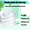 thumbnail image 4 of 10 Pcs Sacs à Poussière Compatibles avec ECOVACS DEEBOT X1 OMNI DEEBOT T10 T20, T10 OMNI, Accessoires de Remplacement pour Aspirateur Jetable Grande Capacité, 4 of 4