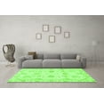 thumbnail image 3 of Ahgly Company Indoor Rectangle Oriental Green Modern Area Rugs, 5' x 7', 3 of 4