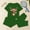 Green, variant on Gifts Dianli 3 Piece Pajama Set Loungewear Women's Short Sleeve Top Shorts And Pants Set Comfortable Cotton Blend Soft Breathable Casual Homewear Sleepwear Gift Set