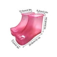 thumbnail image 3 of SATRINO Massage Foot Bath Shoes Foot Soaking Bath Basin, Portable Foot Soak Tub Foot Soaker, Foot Spa Shoes Pedicure Foot Spa for Thermal Massage to Promote Blood Circulation (Medium,Pink), 3 of 8