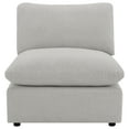 thumbnail image 3 of Collins Modular Armless Chair Grey, 3 of 10