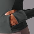thumbnail image 3 of Top de Yoga para mujer, abrigo de gimnasio, Tops ajustados con cremallera para Fitness, chaqueta deportiva de manga larga, ropa de gimnasio, Tops atléticos para mujer, 3 of 5
