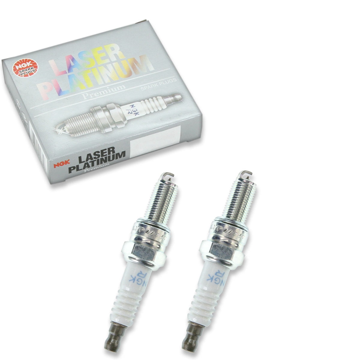 2 pc NGK 6378 Laser Platinum Spark Plugs for 192637 Ignition Wire
