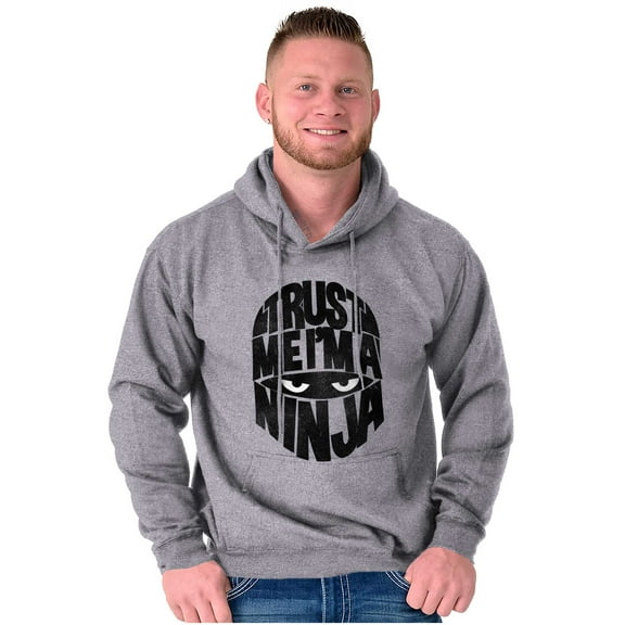 Funny Trust Me I'm A Ninja Joke Hoodie Hooded Sweatshirt Men Brisco Brands S