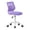 Purple, variant on Armless Desk Chair, Adjustable Swivel Low Back Task Chair with Rolling Wheels, Ergonomic Mesh Study Chair for Kids Teens & Adults