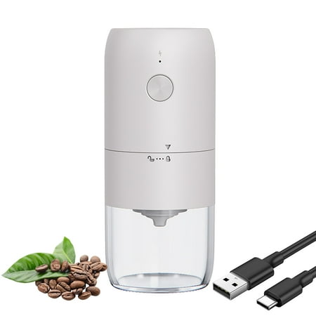 

Burr Mill Quiet USB Rechargeable Button Control Electric Portable Coffee Grinder