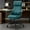 Green, variant on E-Motie Home Office Desk Chair, Ergonomic Computer Chair with Lumbar Support and Head Support, High Back Office Chair with Armrests, Adjustable Height, Rubber Casters, Brown Leather