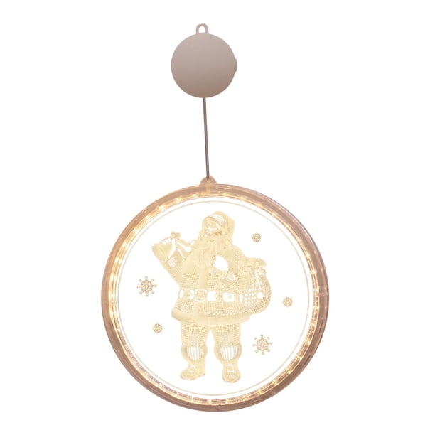 Luces de Nad LED Luz cálida Interior Exterior Colgante Dormitorio Pared Luces de hadas Patio Fiesta de vacaciones Hogar Habitación de niños - Papá Noel Sunnimix Luces de hadas interiores