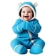 thumbnail image 1 of Enterito para Bebé PATPAT de Forro Polar con Capucha y Pies 0-3 Meses Azul, 1 of 8
