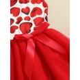 thumbnail image 6 of Qmyliery Little Girls Summer Dress, Sleeveless Heart Valentine High Waist Dress Gift, 6 of 7