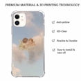 thumbnail image 4 of Cute Angel Case for iPhone 12 Mini,Aesthetic Art Design Pattern Soft TPU Bumper Case Cover, 4 of 5