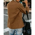 thumbnail image 4 of Sherrylily Women Military Anorak Utility Coat Casual Zip Up Lightweight Jacket with Pockets, 4 of 6
