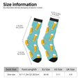 thumbnail image 2 of Fotbe Beer Calcetas Largas con Estampado para Hombre y Mujer – Calcetas de Compresión Transpirables y Elásticas, Viajar y Uso Diario Talla 5-11, 2 of 6