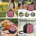 thumbnail image 5 of Yuyamidu Cartoon Dachshund Backpack for Girls 6-8, 1st-3rd Grade, 5-Piece Set with Lunch Box, Pencil Case, Water Bottle Pouch & Keychain, Kawaii Bookbag for Kids Lightweight Sturdy Daypack, 5 of 7
