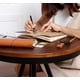 thumbnail image 4 of Practical A6 Travel Diary Refillable Inserts PU Leather Notebook Refillable Notebook Suitable for Creative Professionals light gray, 4 of 4