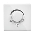 thumbnail image 1 of Control de iluminación Interruptor de control de velocidad del ventilador de techo Botón de pared Interruptor de atenuación, 1 of 5