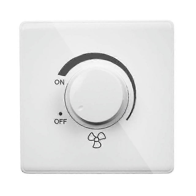 Control de iluminación Interruptor de control de velocidad del ventilador de techo Botón de pared Interruptor de atenuación