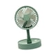 thumbnail image 3 of Pequeño ventilador de mesa plegable y ajustable para celebraciones festivas, ideal para niños y niñas, juegos sensoriales, juegos de rol simulación. Verde, 3 of 10