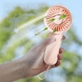 thumbnail image 2 of USB Rechargeable Handheld Fan, 4000mAh Battery Portable Mini Fan, 3-Speed Personal Cooler, Compact Travel/Office/Outdoor Cooling Device, 2 of 7