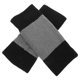 thumbnail image 3 of Knee Support Elastic Weave Sleeves Kneecap Thicken Warm Kneepad for Sports Cycling (Black and Grey), 3 of 4