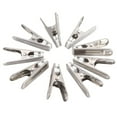 thumbnail image 2 of 20 pinzas de acero inoxidable para colgar ropa, pinzas para ropa interior y lavandería., 2 of 14