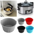 thumbnail image 1 of TidBay Round Cooker Liner Food Grade Reusable Non-stick Heat-Resistant with Handle BPA Free Dishwasher Safe Round Slow Cooker Liner Kitchen Supplies, 1 of 7
