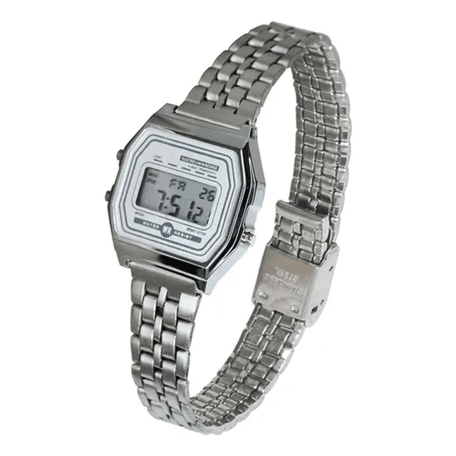 Reloj Digital Malubero Malu1822 Unisex Plata