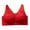 Red, variant on Full Figure Bras Women Padded Bra Feature V-Neck Nursing Bra Style W-1296 Black XL