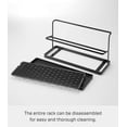thumbnail image 4 of Yamazaki Home Countertop Bottle Drying Rack, Black, Steel, Supports 4.4 pounds, No Assembly, 4 of 7