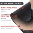 thumbnail image 2 of Diatomaceous Earth Bath Mat,Modern Shapes Colorful Abstract Non-Slip Volume Super Absorbent Fast Drying Eco-Friendly Easy to Clean for Bathroom Kitchen Door mat 16×24Inch (40 * 60cm), 2 of 6