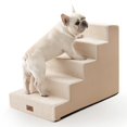 thumbnail image 1 of Pet Stairs COZY KISS de 5 niveles para perros pequeños, 60 x 75 x 60 cm, color beige, 1 of 8