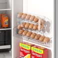 thumbnail image 3 of Soporte para huevos Sotfamily, transparente, para nevera, 18 unidades, con diseño FIFO, 3 of 8