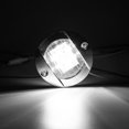 thumbnail image 4 of Autoxbert 4pcs 12V White Round 3" Marine Boat LED Stern Transom Lights Cabin Deck Courtesy Light Waterproof, 4 of 19