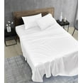 thumbnail image 2 of Thermal Solid Bed Sheets Set Queen Size Piece Flannel Fleece Bedding Sheet Set with Deep Pocket Super Soft Cozy Breathable, 2 of 5