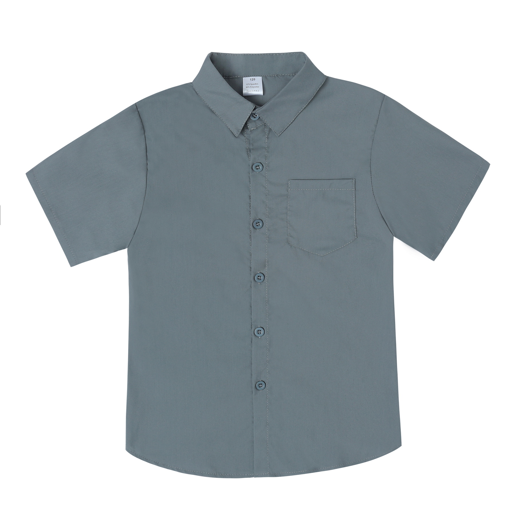 Yuyuekeji Casual Boys' Short Sleeve Woven Shirt Button Down Shirts 612