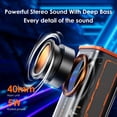 thumbnail image 3 of Altavoz Bluetooth BSZHI K07 Transparente Inalámbrico con LED, 3 of 9